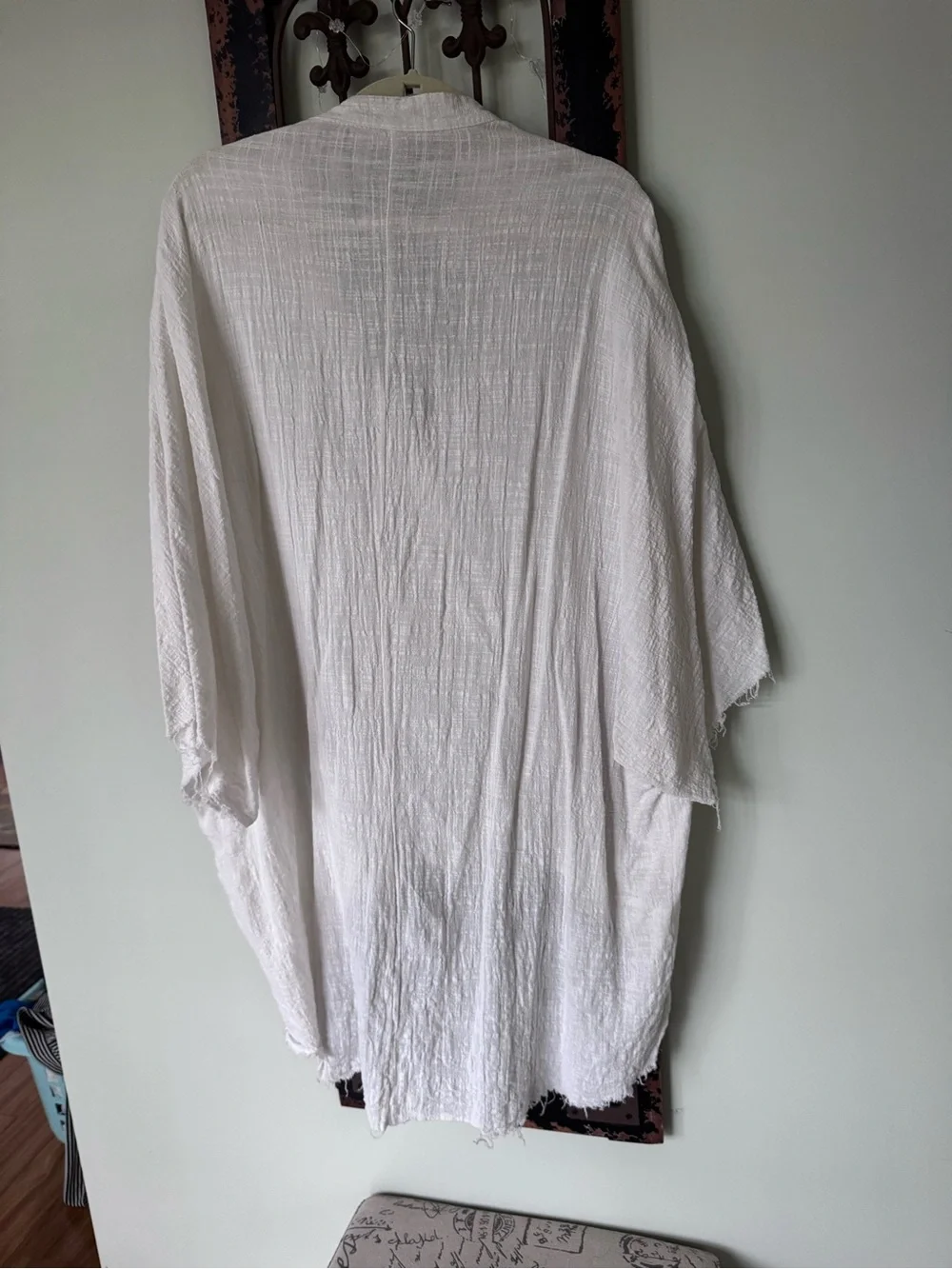 MISSLOOK White Gauze Tunic Top - Picture 5 of 6